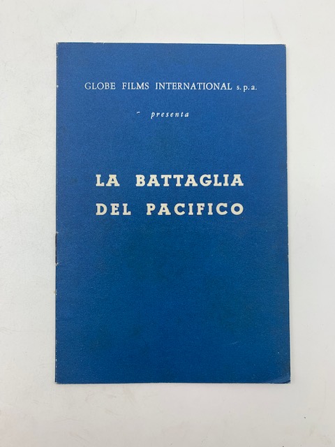 La battaglia del Pacifico. Un film di Toshio Shimura (brochure promozionale)